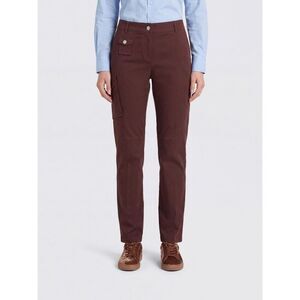 Ganni Women Ganni Slim Fit Stretch Organic Cotton Cargo Trousers